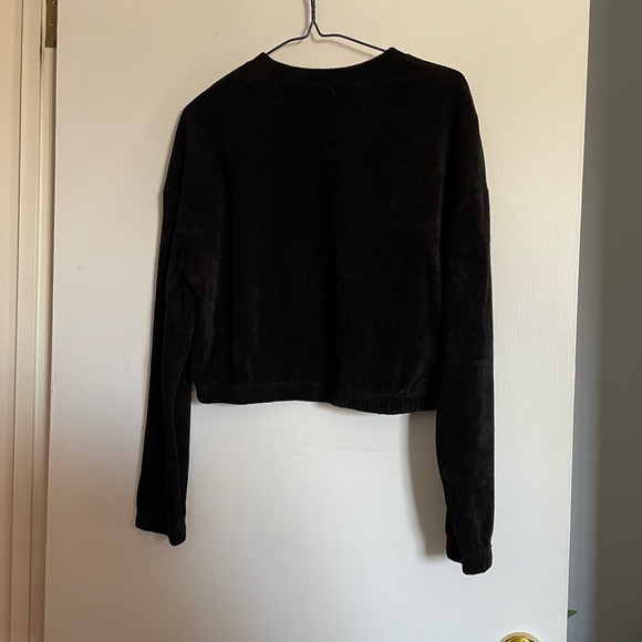 Garage Velour Cropped Crewneck - Picture 7 of 7